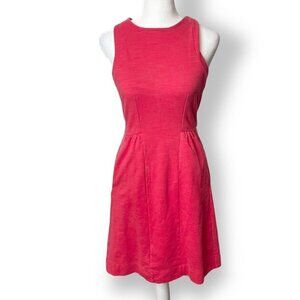 Madewell Size XXS Women's Dress Red Sleeveless A-Line Jersey Pockets
